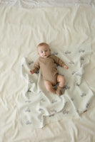 Baby Car Blanket Milky 小汽車嬰兒被 奶白色 (100 x 170 cm)
