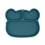 Bear Stickie Plate 矽膠小熊碟 - Blue Dusk 暗藍色