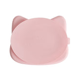 Cat Stickie Plate 矽膠小貓碟 - Powder Pink 淡粉紅