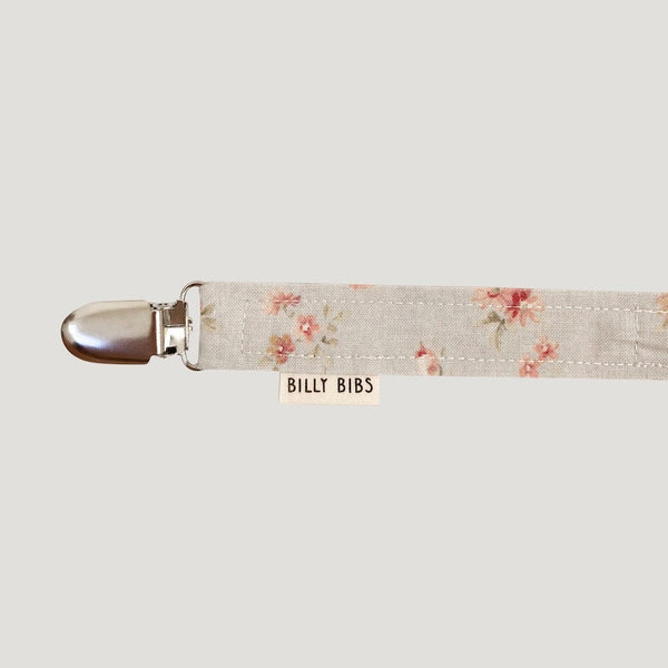 Garden Pacifier Clips 奶嘴夾 - Minty Floral