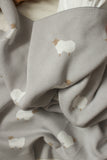 Animal Sheep Blanket Grеy 綿羊嬰兒被 灰色 (80 x 120 cm)