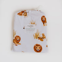 Fitted Cot Sheet - Lion 嬰兒床單