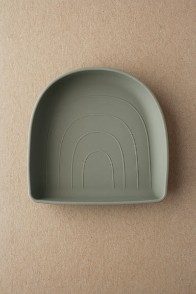 Rainbow Silicone Suction Plate 彩虹矽膠吸盤碟 - Thyme