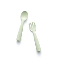 My First Cutlery Set 天然聚乳酸叉匙套裝 - Keylime