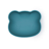 Stickie Bowl with lid 矽膠小熊碗連蓋 - Blue Dusk 藍色